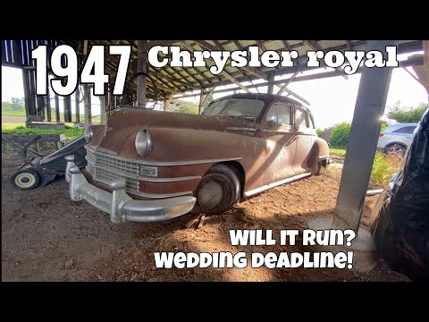Will it Run? 1947 Chrysler Royal barn find!