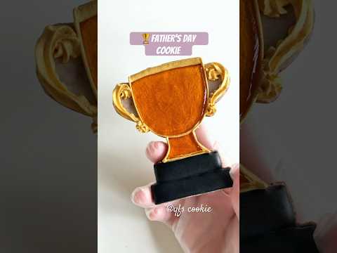 🏆Satisfying Father’s Day cookie decorating #cookiedecorating #royalicing #fathersday