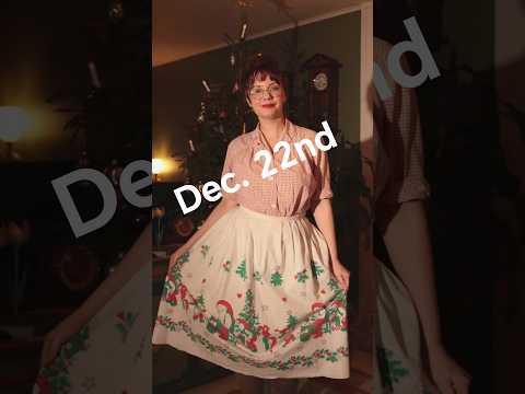 Dec. 22nd #fashionhistory #adventcalendar #holidayswithyoutube