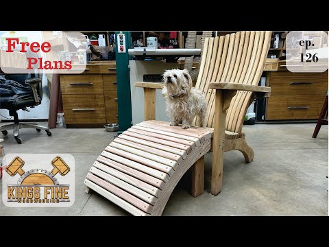 127 - Adirondack Chair Footrest - Ottoman Free Plans