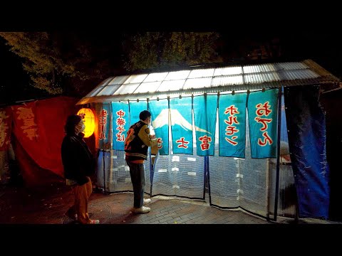 Japan's Top 5 food stalls! A close-up look at a late-night, one-man-only food stall ramen chef.