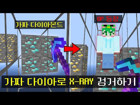 서버에 💎가짜 다이아몬드💎 를 심어서 X-Ray 잡아보기