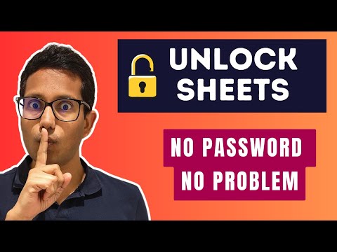 🔓 Unprotect Excel Sheets in Seconds (When You Don't have the Password)