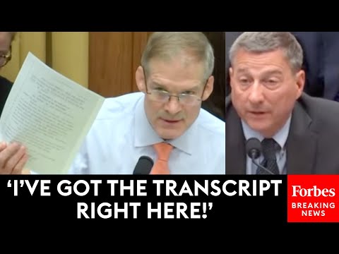 SHOCK MOMENT: Jordan Confronts Dem Witness With Transcript & Audio, Accuses Him Of Lying To Congress