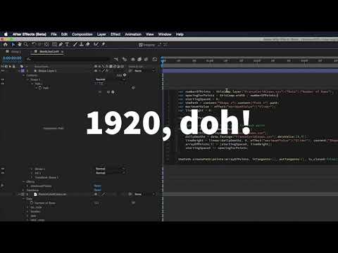 After Effects CSV to Path - Create Line Graph From Expressions and Data