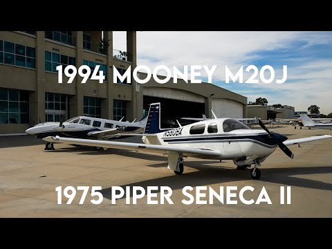 Flying a 1994 M20J Mooney & 1975 Piper Seneca II in One Day