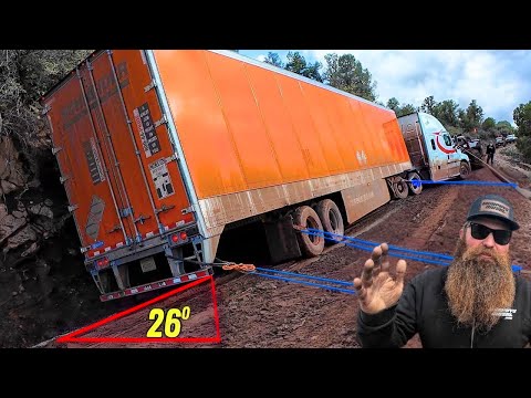 No Way We Will Recover This Semi With Our Off-Road Wrecker!!!