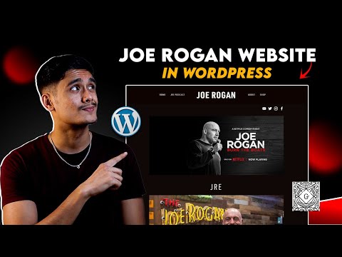 i remade joe rogan's website in wordpress...