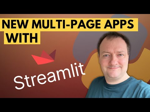 New Streamlit Multi-Page Web Apps - Converting Existing Apps