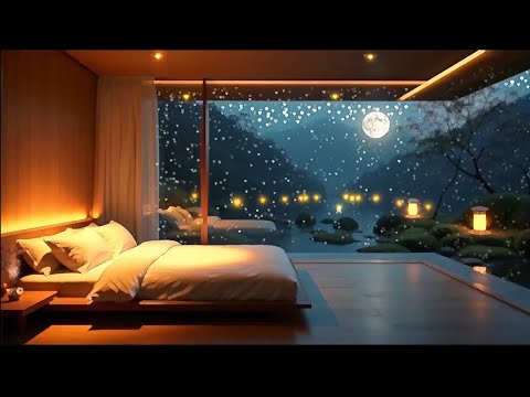Rain Sounds for Sleep — Soft Piano & Calm Night Ambience for Deep Sleep (3 Hours)
