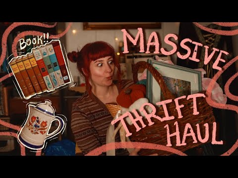 My BIGGEST Thrift Haul YET!! - Cottagecore, Whimsigoth OH MY!