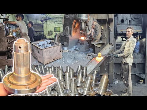Amazing Process of Manufacturing Rotavator Axle || Process of Making Rotavator Axle