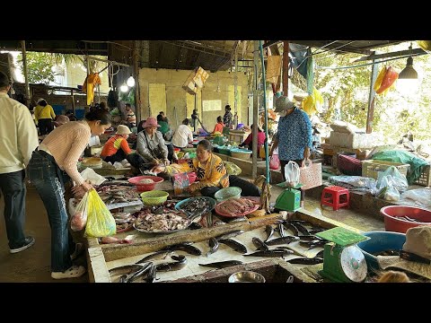Village Market In Siem Reap Province, Cambodia