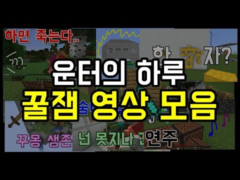 ★운터의 하루 영상중 꿀잼 5개 모음!!!★