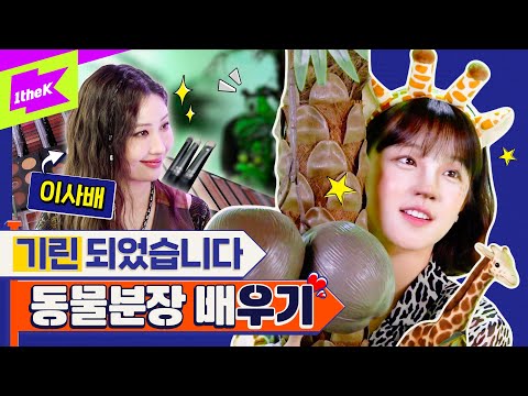 (여자)아이들 우기 X 이사배 🦒우기린🦒 되어 동물 친구들과 춤 판 벌였습니다 🎵 | (G)I-DLE YUQI | 런웨이 (LEARN WAY) EP.24