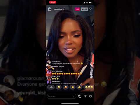 Ryan Destiny Instagram Live 12/20/2020