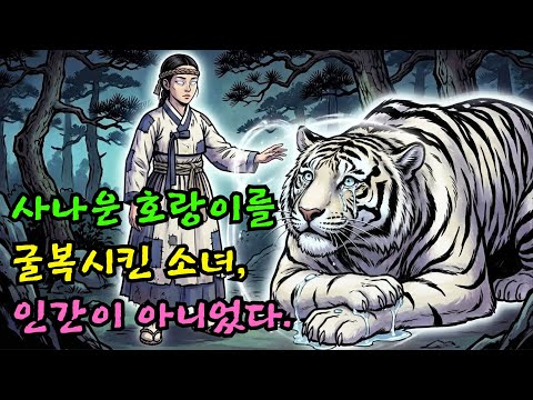 사나운 호랑이를 굴복시킨 산골 소녀… 알고 보니 인간이 아닌 운명의 아이였다 ㅣ옛날이야기 ㅣ민담 ㅣ오디오북ㅣ전설ㅣ설화 ㅣ야담