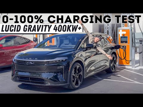 Lucid Gravity DC Fast Charge Testing, Analysis & Comparisons! 400kW + Tesla Supercharger Performance