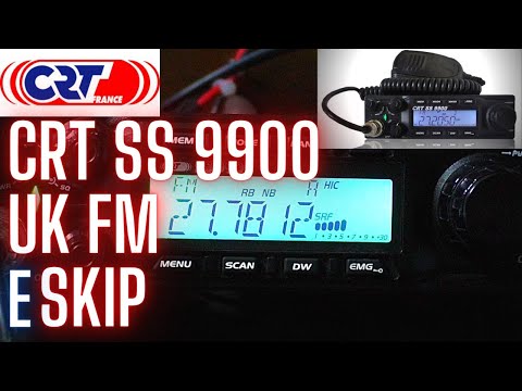 CRT SS9900. Skip blasting in on UK Channel 19 FM (Muppets)