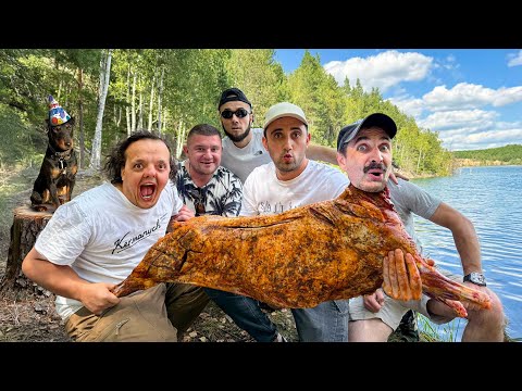 День рождения Тони!  Пригласил друзей на карьер! [24-Часа]  Приготовил барашка