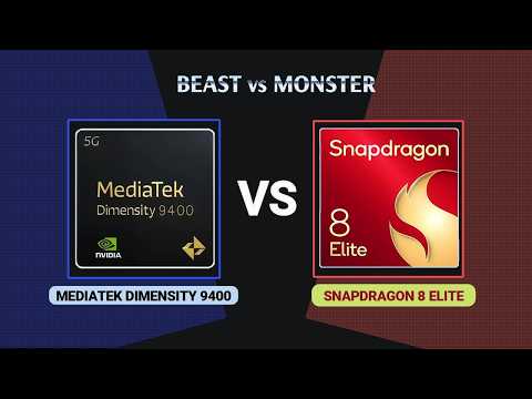 MediaTek Dimensity 9400 vs Snapdragon 8 Elite: Best Mobile Gaming Performance for Android Gamers!
