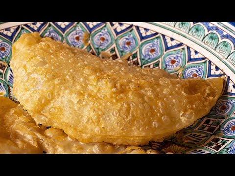 Идеальное тесто для чебуреков. Сочные и хрустящие с мясом. Как в чебуречной