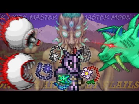 Can You Beat MASTER MODE Terraria With ONLY FLAILS?