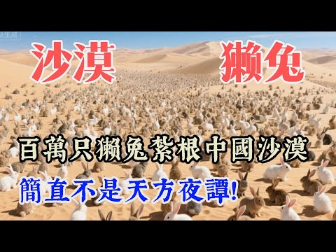引入百萬只獭兔紮根中國沙漠?簡直不是天方夜譚!#中國 #沙漠奇跡 #鄉村振興 #沙漠治理