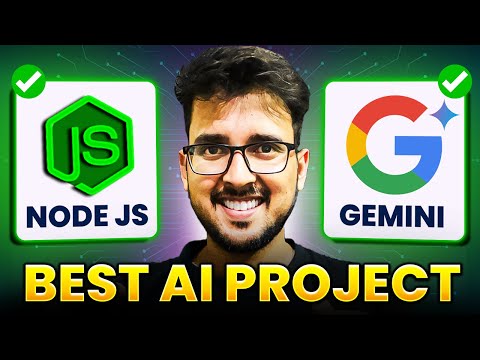 Integrating Google Gemini to Node js Application in hindi 🔥 How to Use Google Gemini with Node.js