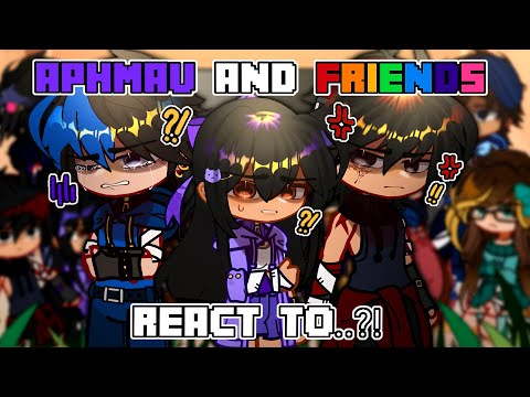 🌈Aphmau & Friends React To Themselves⁉️// Aphmau SMP AUs // Gacha Club Reaction // RUSHED