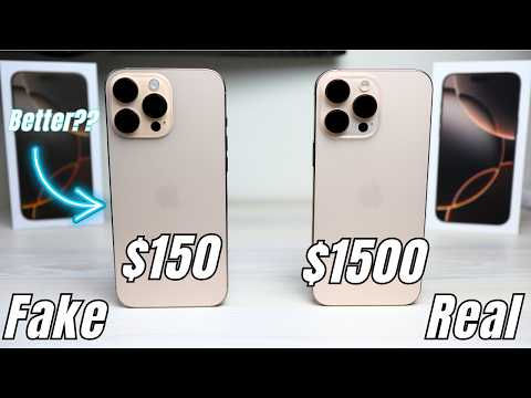 FAKE iPhone 16 Pro Max BETTER than the Real??