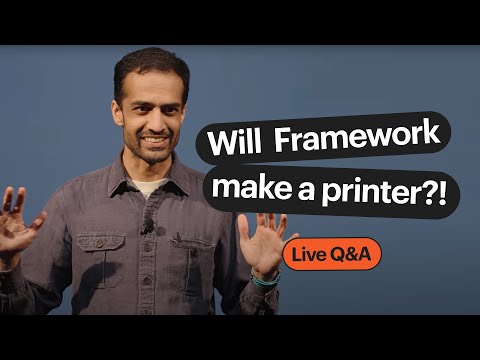 So, will Framework make a printer?!