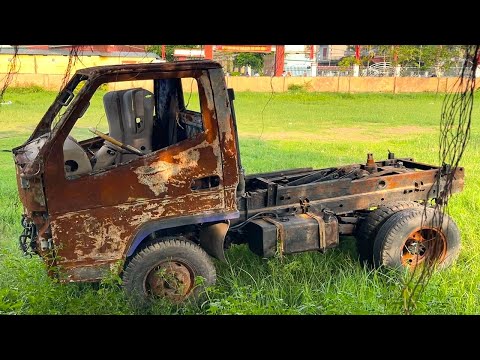 Genius Boy Restores Old Dump Truck After 36 Years of Abandonment - Resurrecting a Rusty Legend