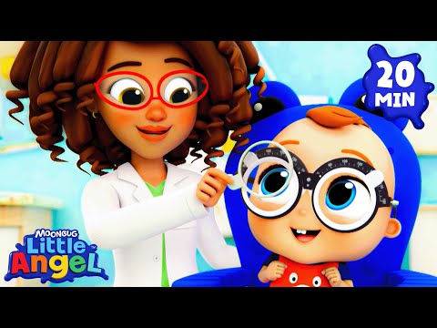 My First Eye Check! 👁️🩺 | Little Angel And Friends Kid Songs
