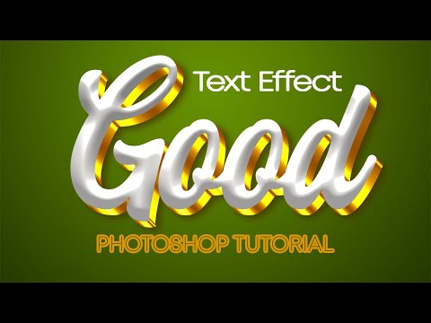 Photoshop 3D Text Effect Tutorial | Smooth & Realistic Look