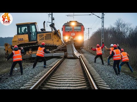 Craziest Train Collisions and Mistakes Caught On Camera - Best of Month #205