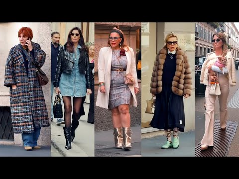 Italian Street Style | What Women Over 50, 60 & 70 Wear in Milan Fall 2025 🇮🇹7P_"✨