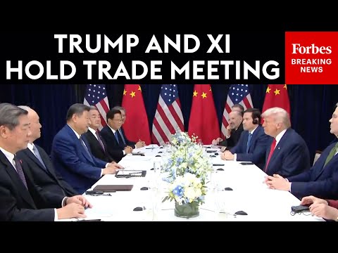BREAKING NEWS: Trump, China's Xi, And Their Teams Sit Down For Talks In South Korea