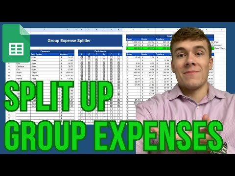 Group Expense Tracker | Google Sheets Template