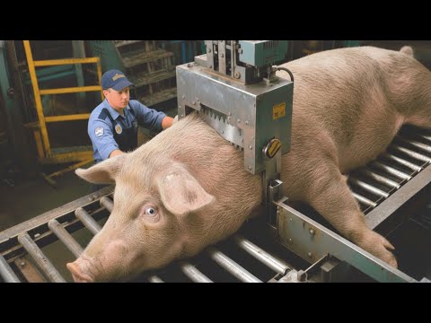 Inside a Pig Processing Factory | How Raw Pigs Are Raised and Turned Into Sausages