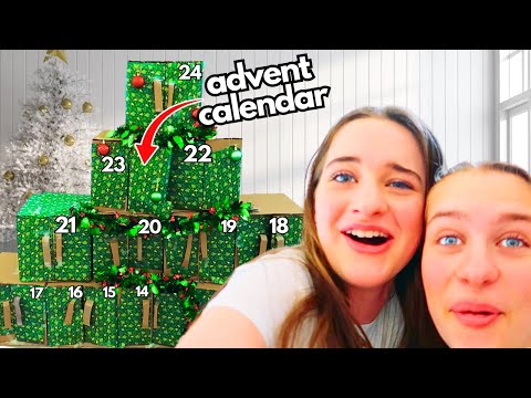MAKING D.I.Y SURPRISE ADVENT CALENDAR FOR SISTER w/The Norris Nuts