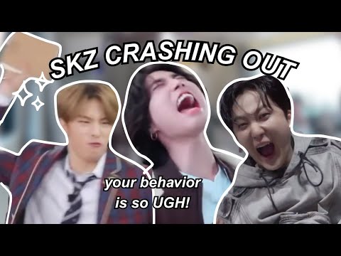 Stray Kids CRASHING OUT for 9 Minutes Straight