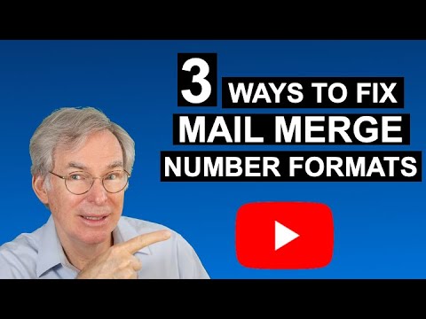 3 Ways to Format Mail Merge Numbers