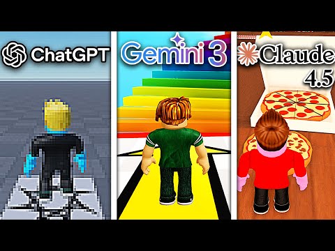 ChatGPT vs Gemini 3 vs Claude Create Roblox From Scratch