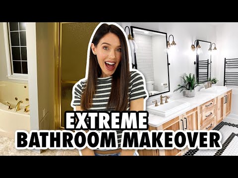 EXTREME BATHROOM MAKEOVER! *before & after*