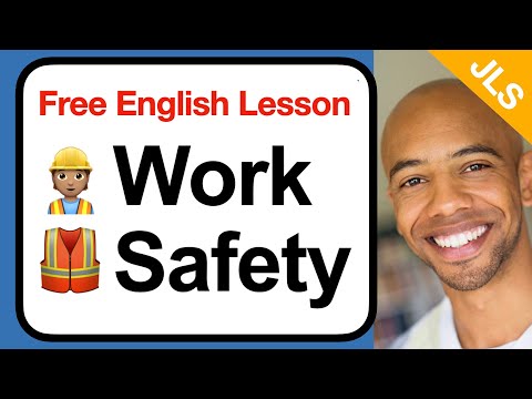 Learn Workplace Safety Words - English Lesson