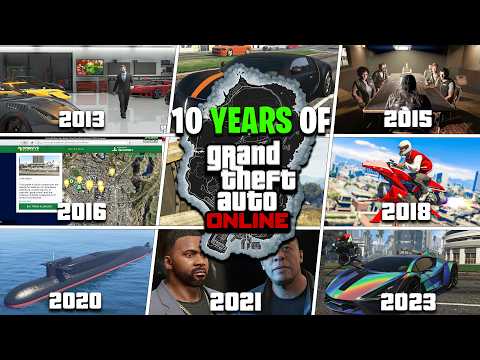 The ENTIRE Evolution of GTA Online (10 Year History)
