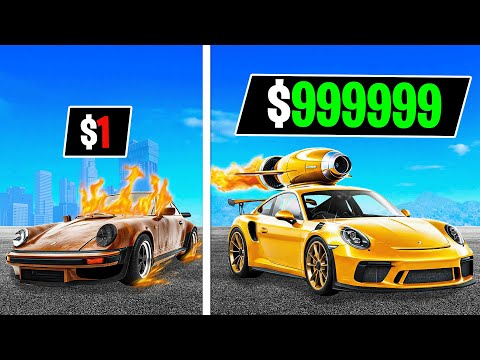 $1 to $1,000,000 Porsche in GTA!