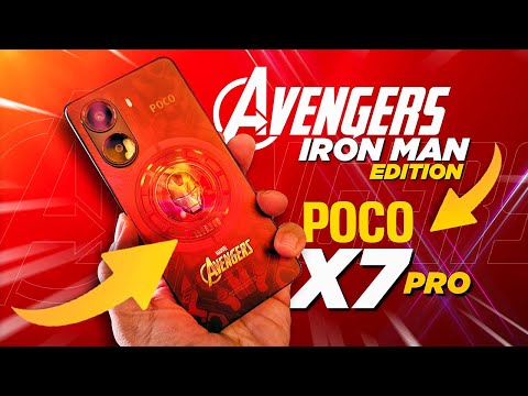 UNLEASH YOUR INNER IRON MAN WITH THIS LIMITED EDITION POCO X7 Pro!