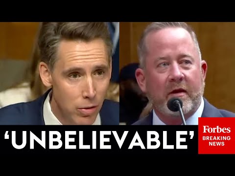 'Why Was She Flagged?': Hawley Questions Air Marshall Whose Wife Was Labeled A Domestic Terrorist